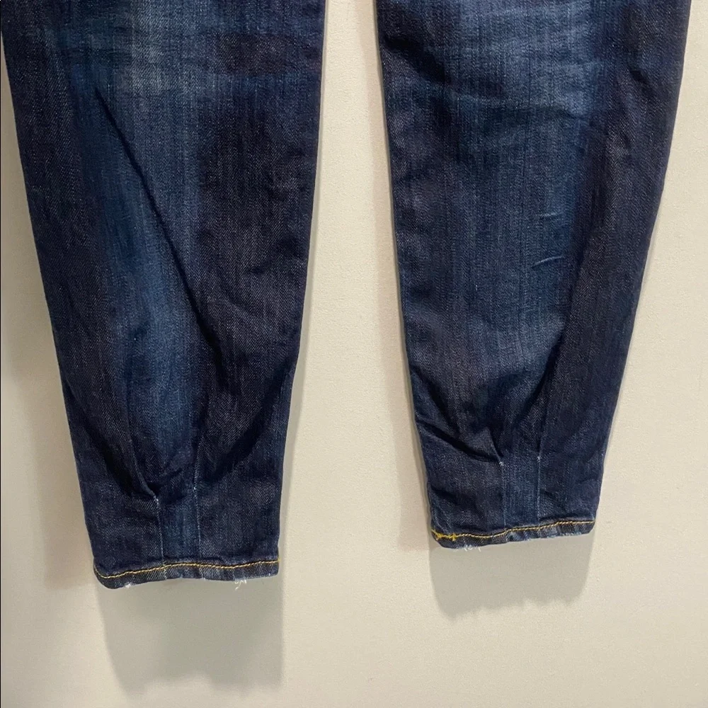 R13 Relaxed Skinny Jeans Blue Made in Italy Sz 25 Tapered Ankle - Picture 9 of 16
